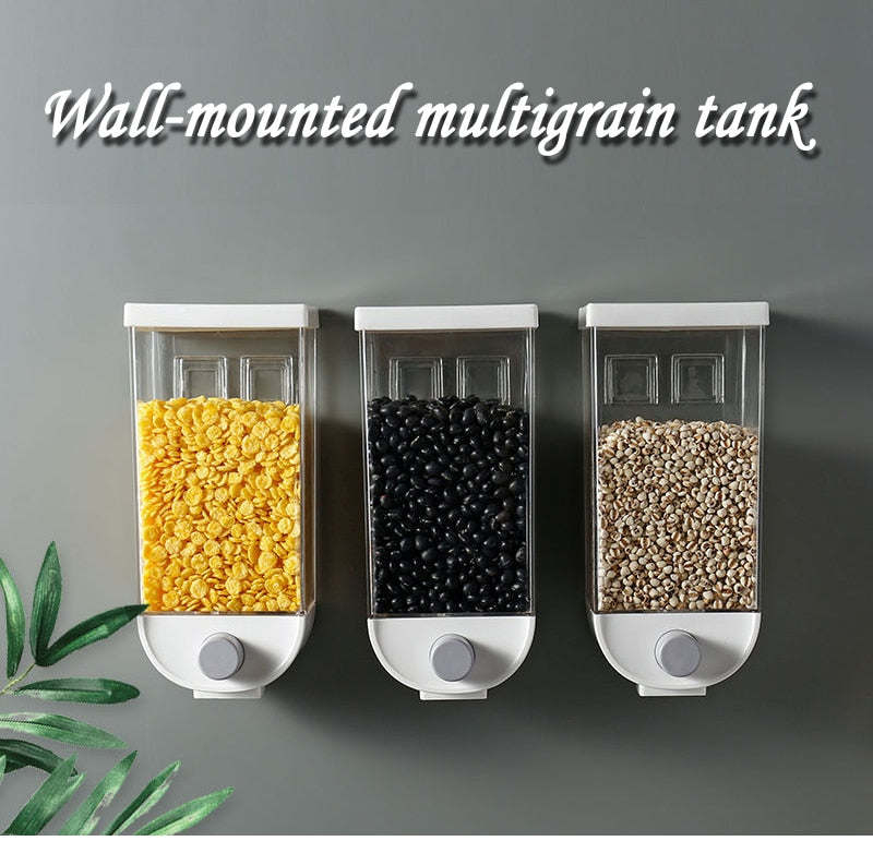 #3 Wall-Mounted Kitchen Multi-Grain Sealed Jars